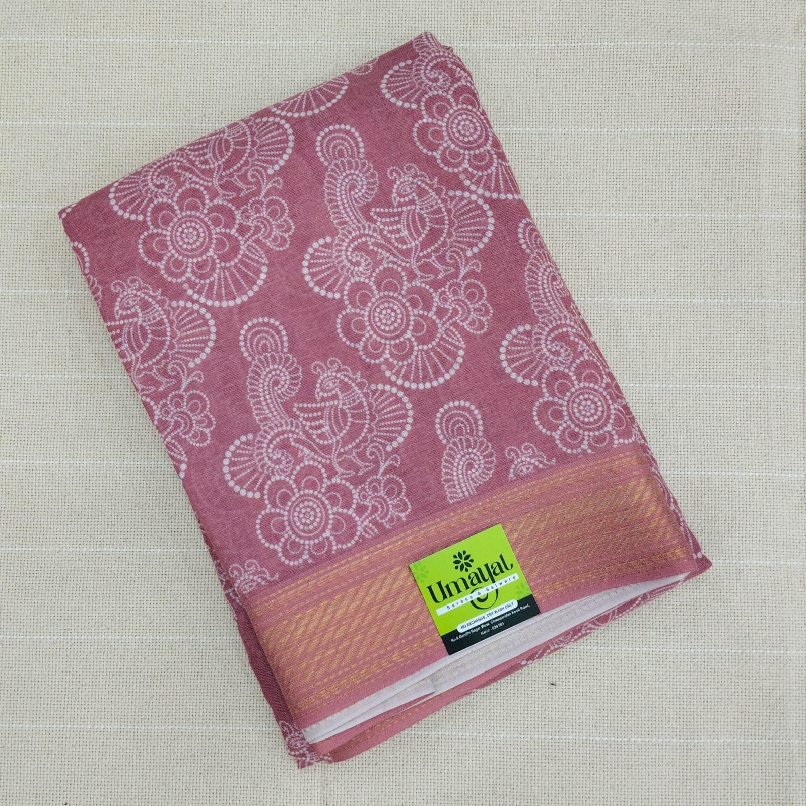 Linen Cotton Saree 